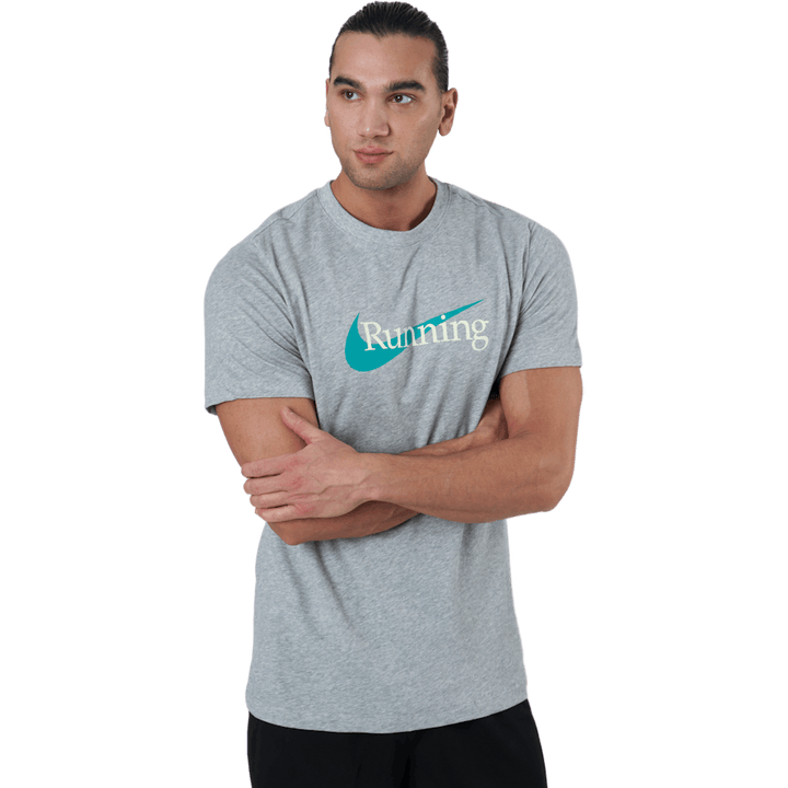 Dri-FIT moška majica za tek DK GREY HEATHER