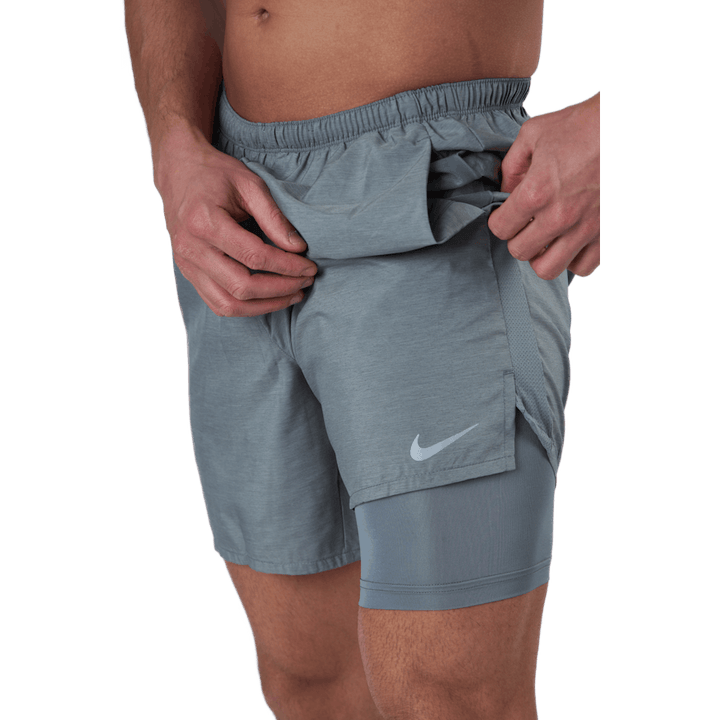 Nike Challenger Men's 2-in-1 R Smoke Grey/htr/reflective Silv