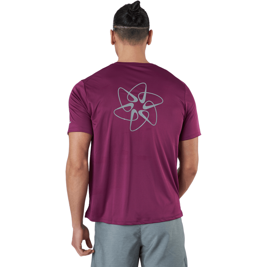 Nike Dri-fit Uv Run Division M Sangria/reflective Silv