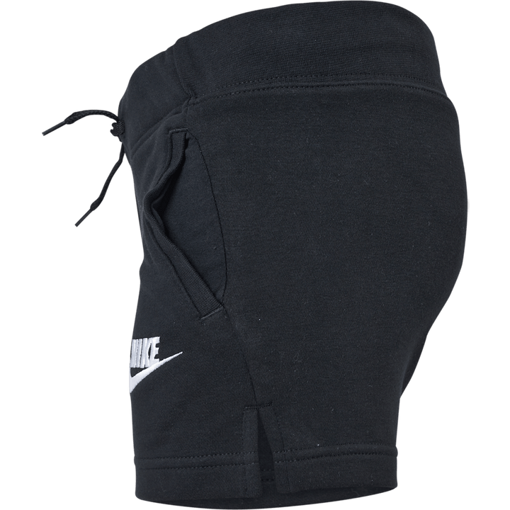 Sportswear Club Big Kids' (Girls') French Terry Shorts BLACK/WHITE