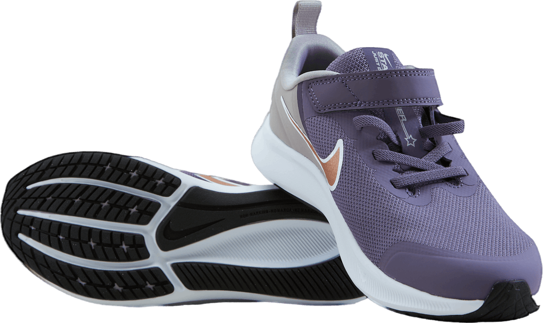 Nike Star Runner 3 Little Kids Canyon Purple/mtlc Red Bronze