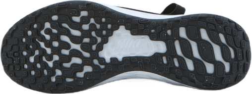 Revolution 6 FlyEase Big Kids' Easy On/Off Road Running Shoes BLACK/WHITE-DK SMOKE GREY