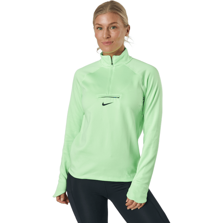 Nike Dri-fit Element Women's T Lime Glow/hyper Royal/black