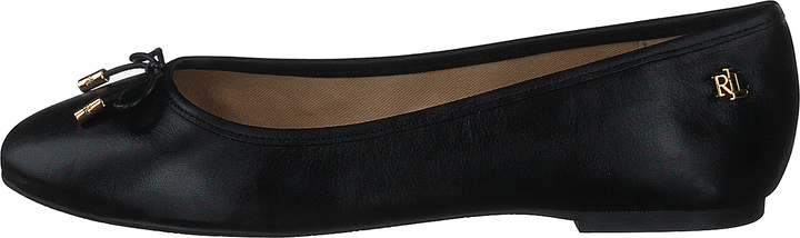 Jayna Leather Flat Black