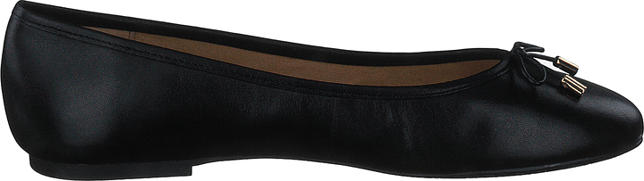 Jayna Leather Flat Black