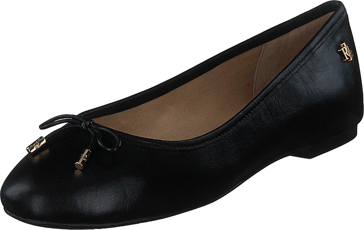 Jayna Leather Flat Black