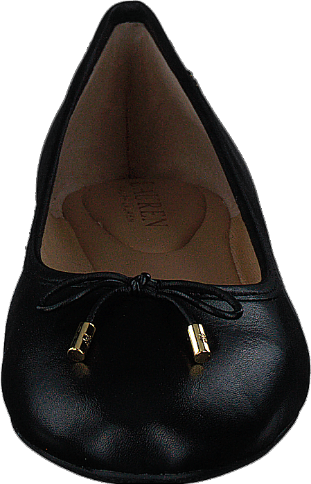 Jayna Leather Flat Black
