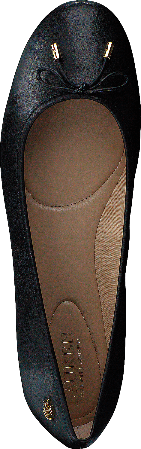 Jayna Leather Flat Black