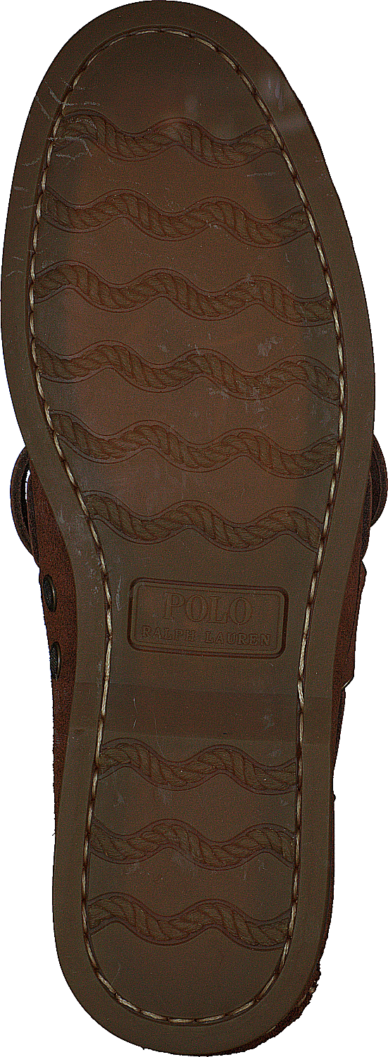 Chaussure bateau en daim Merton, couleur rouille pâle
