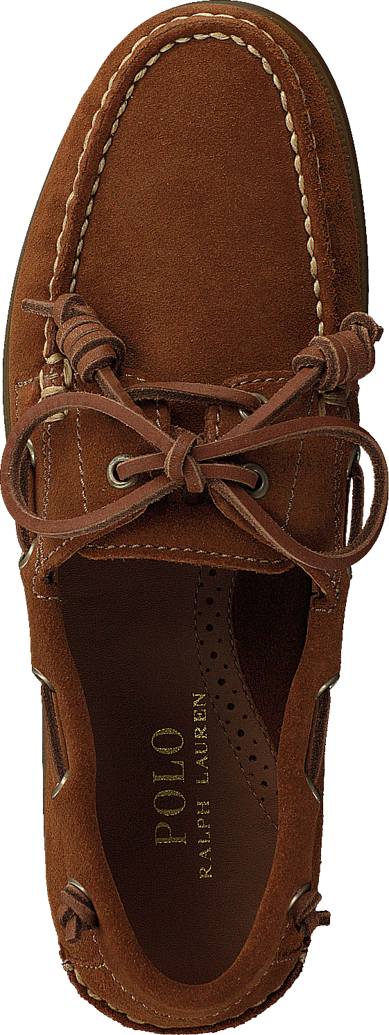 Chaussure bateau en daim Merton, couleur rouille pâle