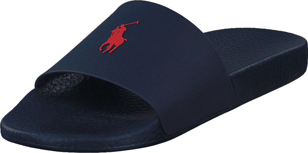 Signature Pony Slide Navy/Red Pp