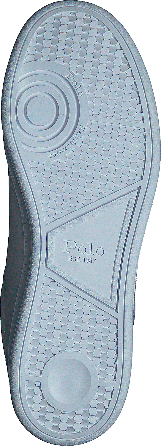 Sneaker Heritage Court II in pelle Bianco/Navy/Oro