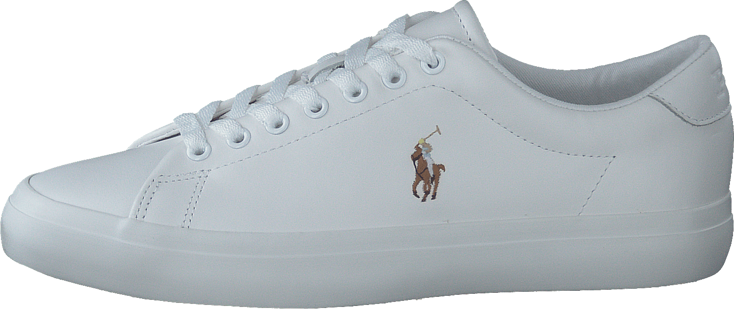 longwood leather sneaker white white –