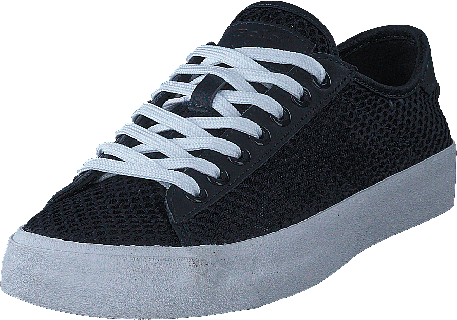 Nelson Nahka-Trim Mesh Sneaker Hunter Navy