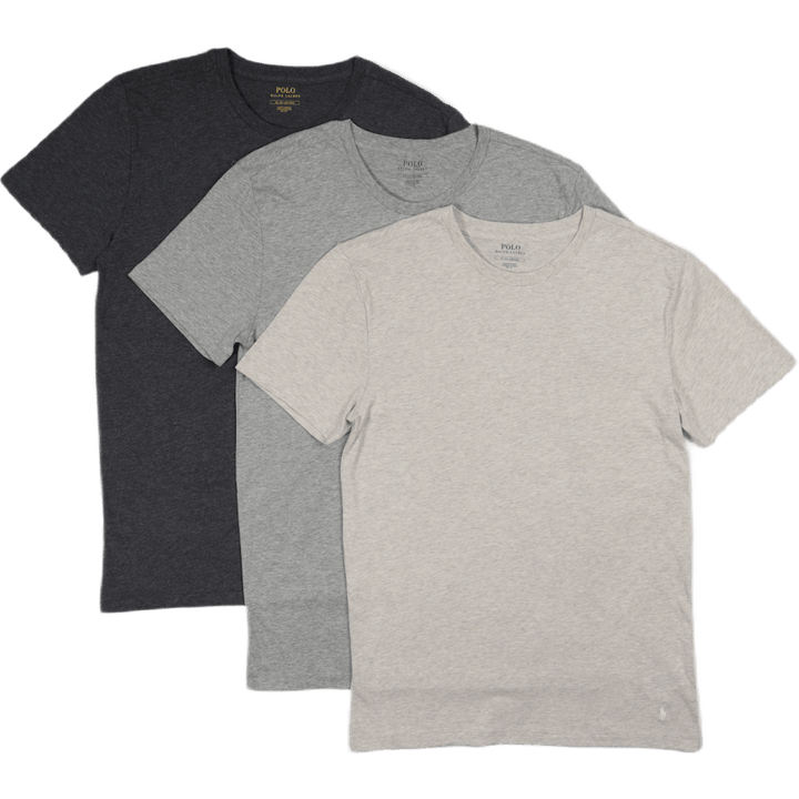 Slim Crewneck 3-Pack 3Pk And Htr/Lt Sp Gry/Chcl Htr