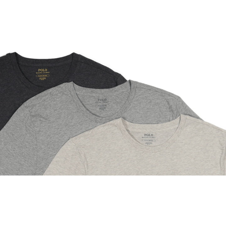 Slim Crewneck 3-Pack 3Pk And Htr/Lt Sp Gry/Chcl Htr