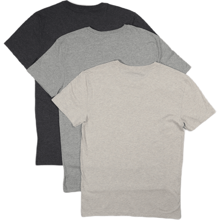 Slim Crewneck 3-Pack 3Pk And Htr/Lt Sp Gry/Chcl Htr