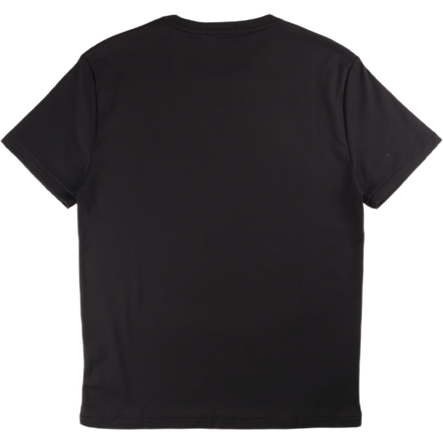 Benutzerdefinierte Slim Fit Soft Cotton T-Shirt Polo Schwarz