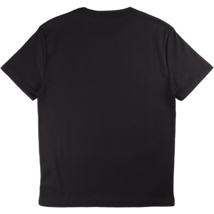 Benutzerdefinierte Slim Fit Soft Cotton T-Shirt Polo Schwarz