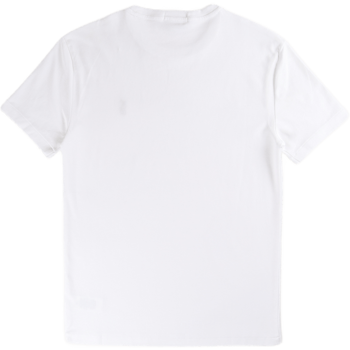 T-shirt blanc en coton doux coupe ajustée