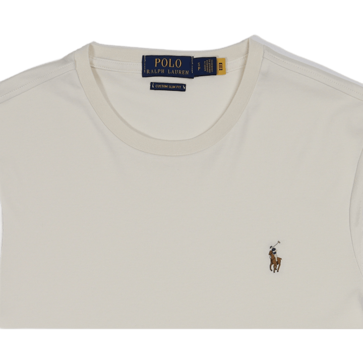 Custom Slim Fit Soft Cotton T-Shirt Antique Cream