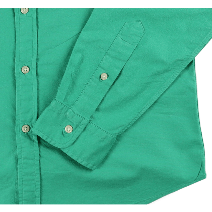 Slim Fit Garment-Dyed Oxford Hemd Cabo Grün