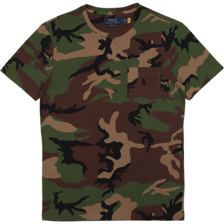 Vlastní tričko Slim Fit Camo Pocket T-Shirt Surplus Camo