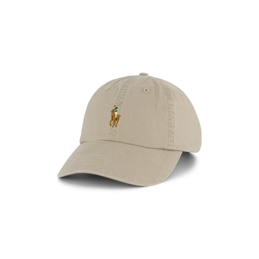 Stretch-Cotton Twill Ball Cap Khaki Tan
