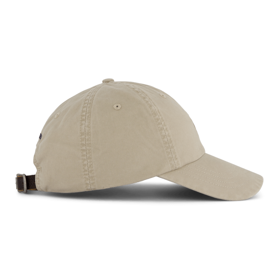 Stretch-Cotton Twill Ball Cap Khaki Tan