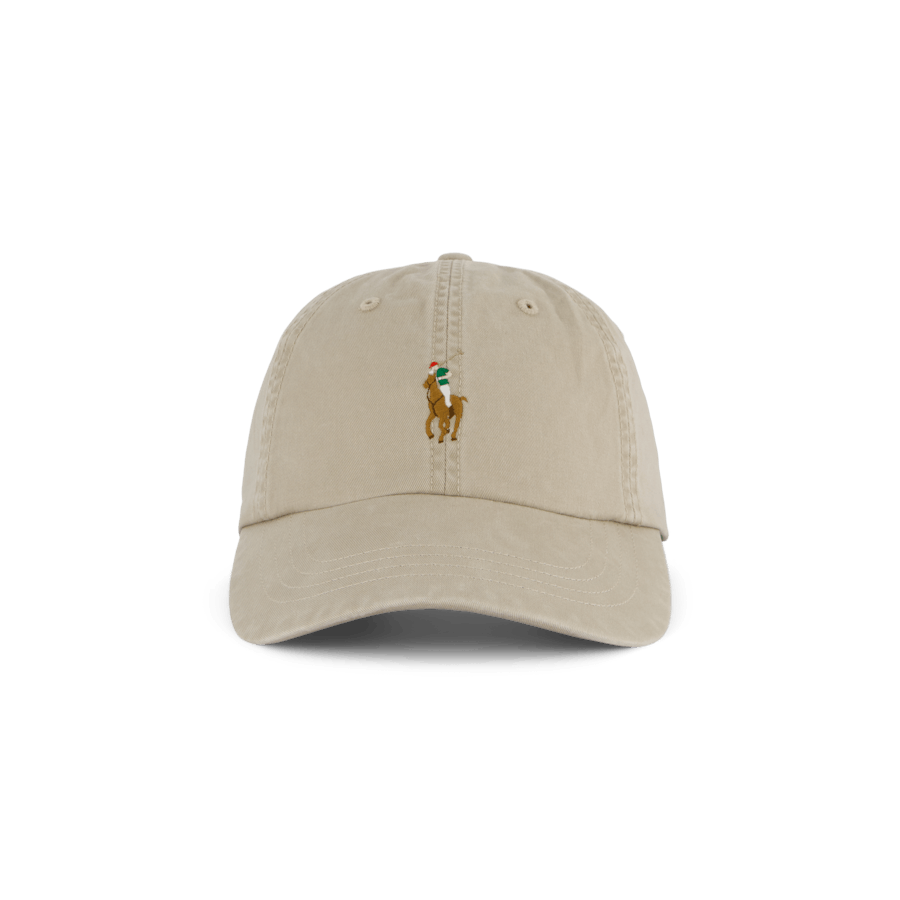Stretch-Cotton Twill Ball Cap Khaki Tan