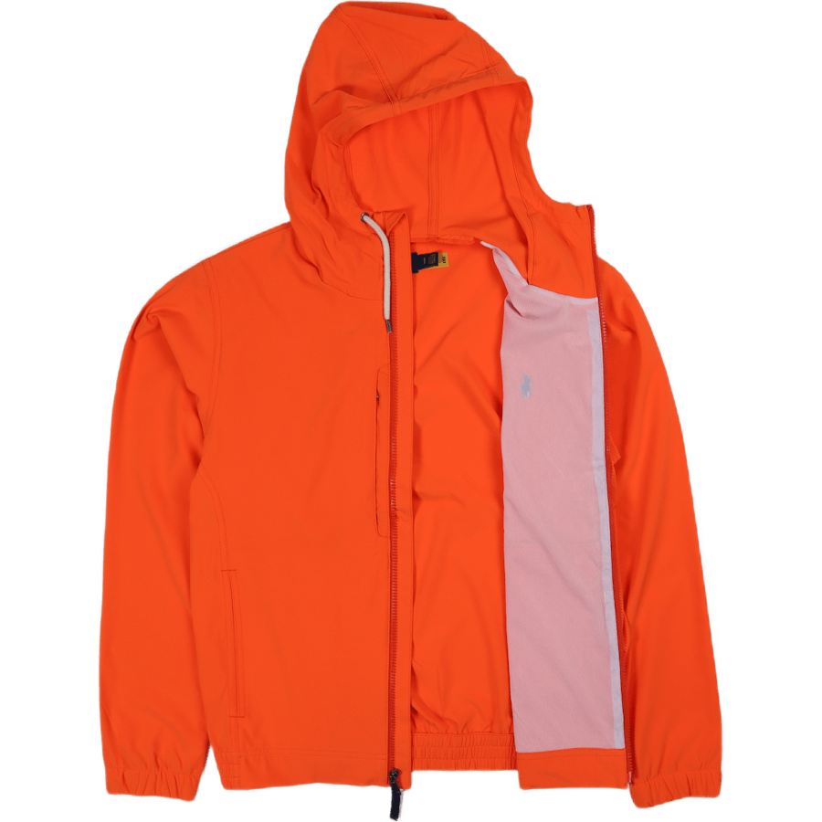 Packable Hooded Jacket Sailing Orange