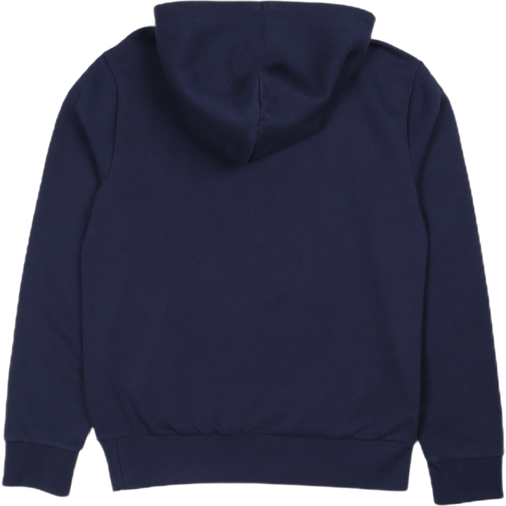 Felpa con cappuccio in pile Cruise Navy con logo ricamato