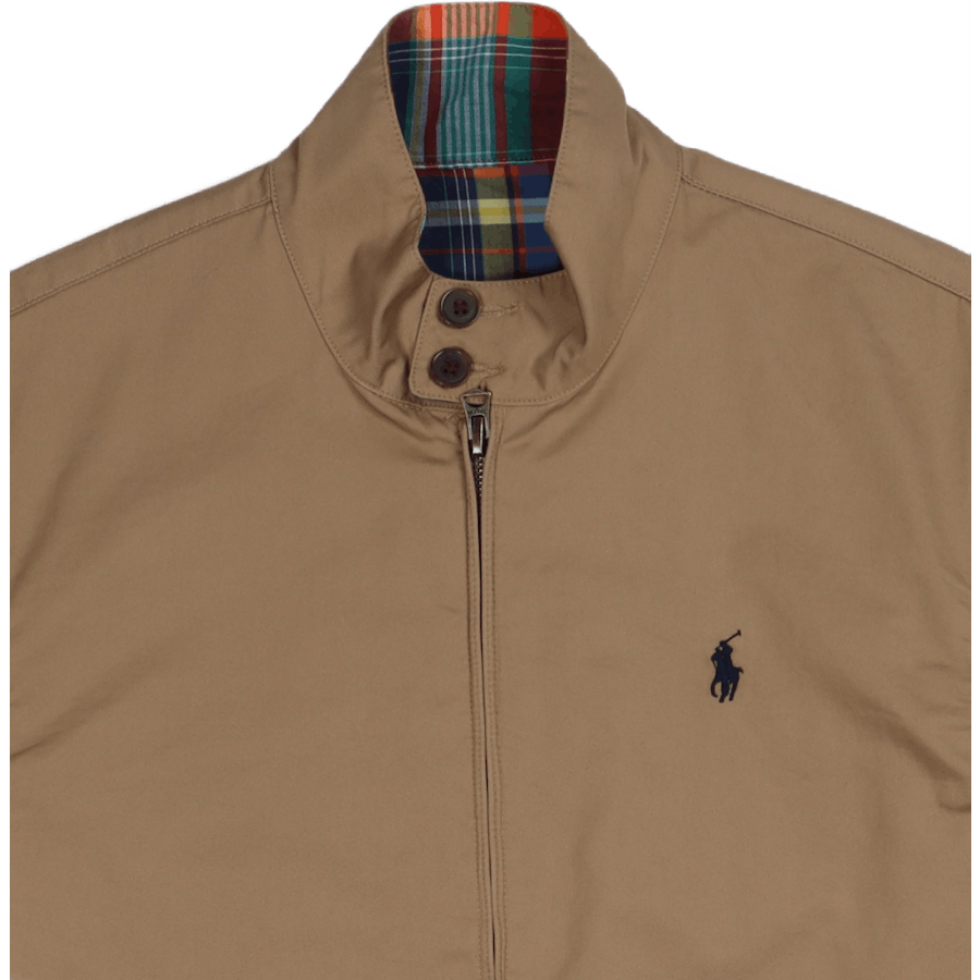 Wendbare Chino-Madras Jacke Madras/Luxury Tan