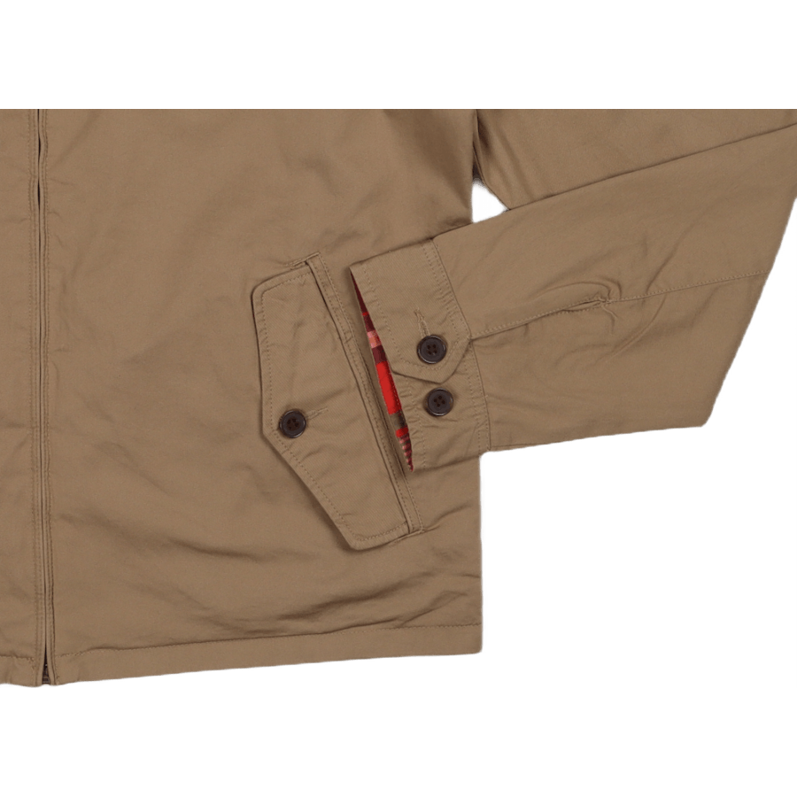 Wendbare Chino-Madras Jacke Madras/Luxury Tan
