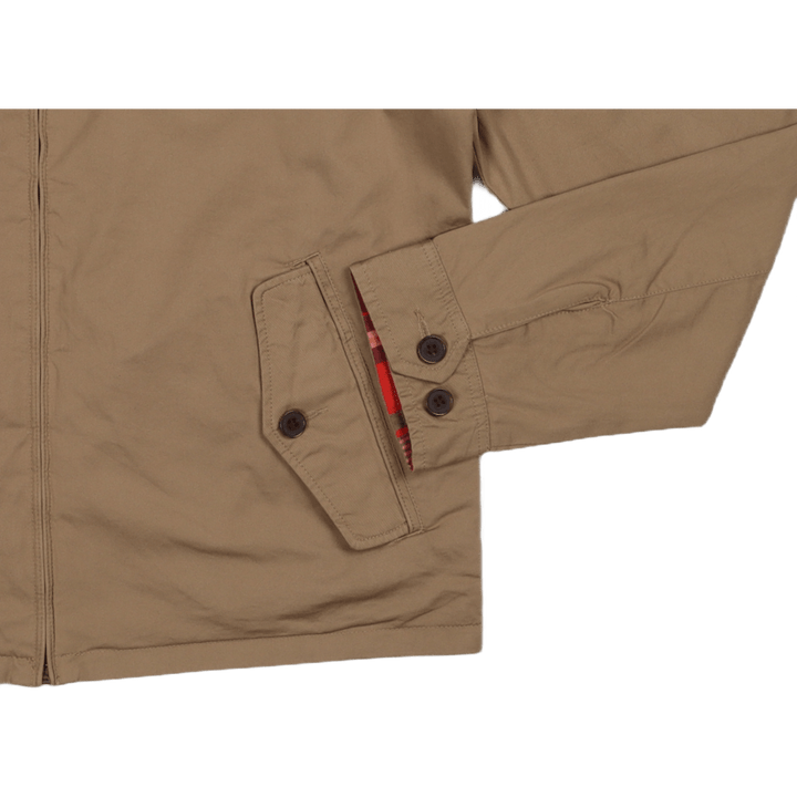 Wendbare Chino-Madras Jacke Madras/Luxury Tan
