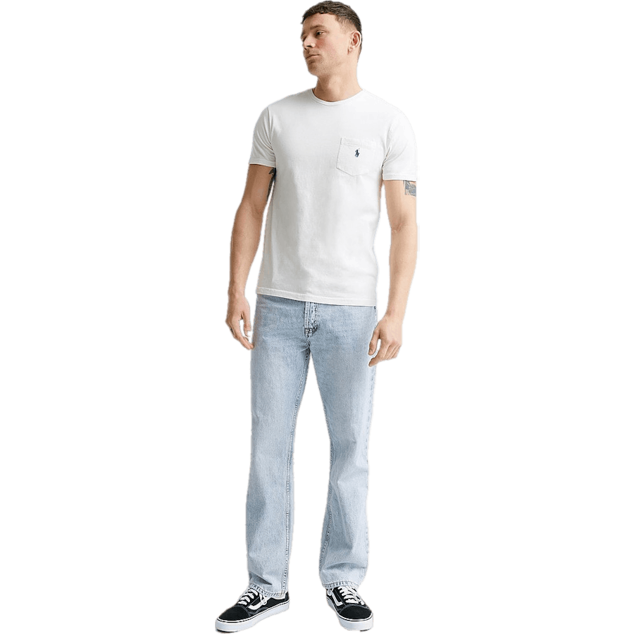 Polo Ralph Lauren Custom Slim Cotton-Linen Pocket T-Shirt