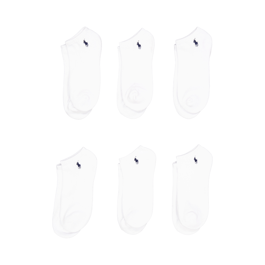 Calzino basso imbottito 6 pezzi bianco
