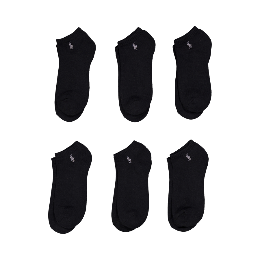 Calzino basso ammortizzato 6 pezzi nero
