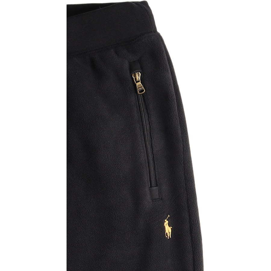 Mondneujahrs-Fleece-Joggerhose Polo Schwarz