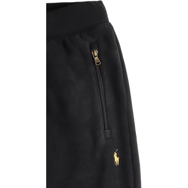 Mondneujahrs-Fleece-Joggerhose Polo Schwarz