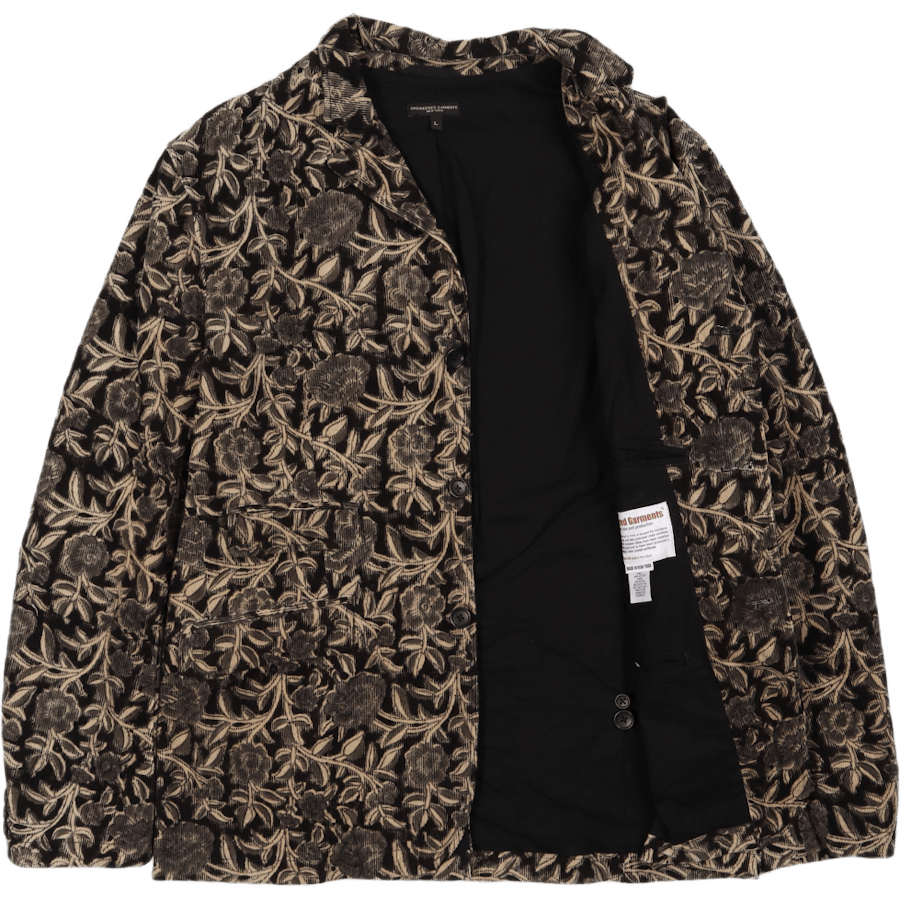 Andover Jacket Black Floral Printed