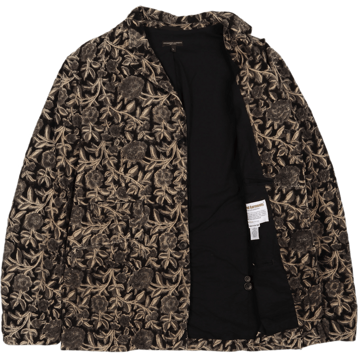 Andover Jacket Black Floral Printed