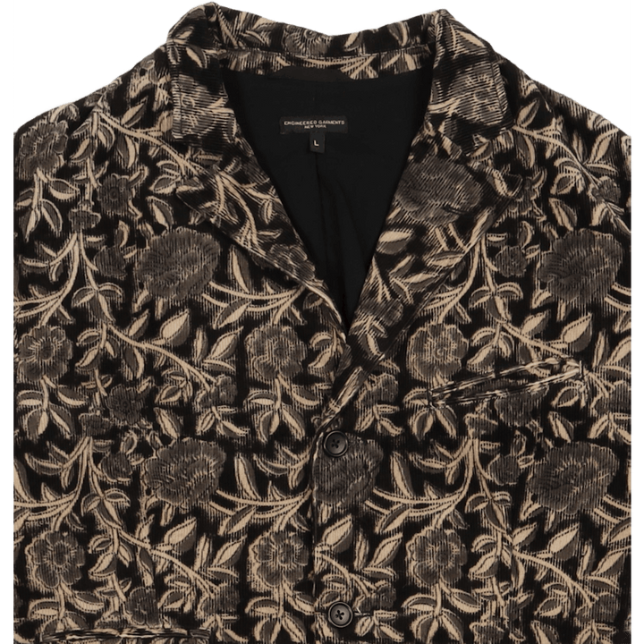 Andover Jacket Black Floral Printed