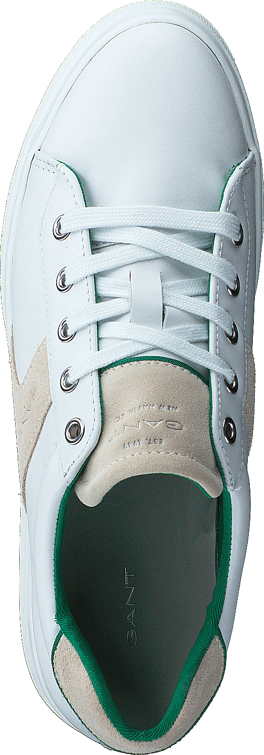 Baskets Avona blanches/beige