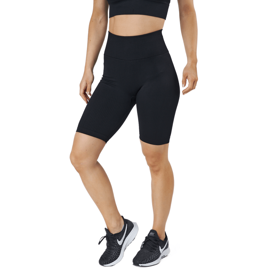 Rib Seamless Bikers Black