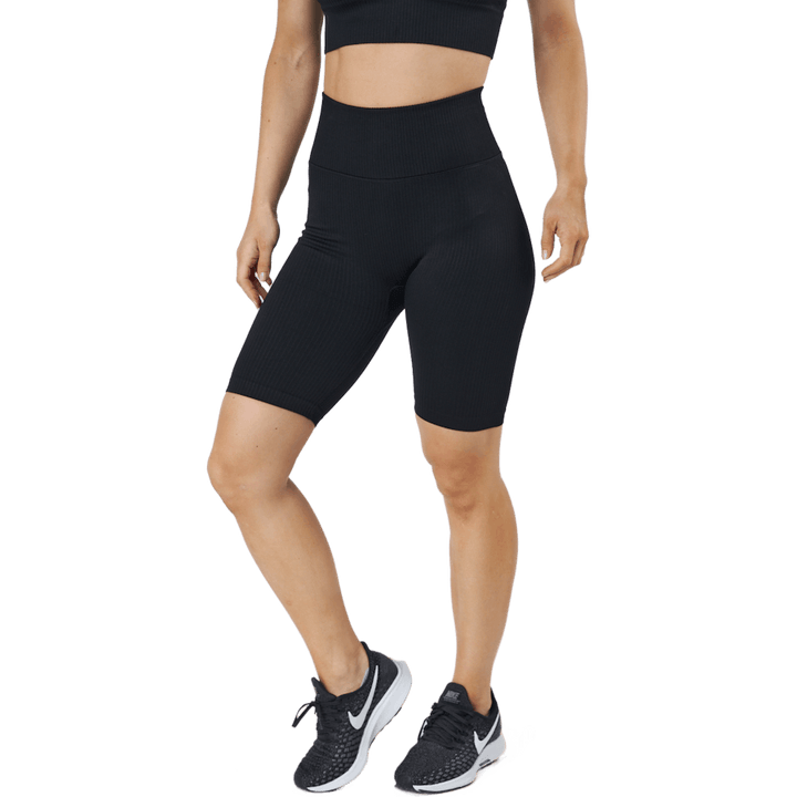 Rib Seamless Bikers Black