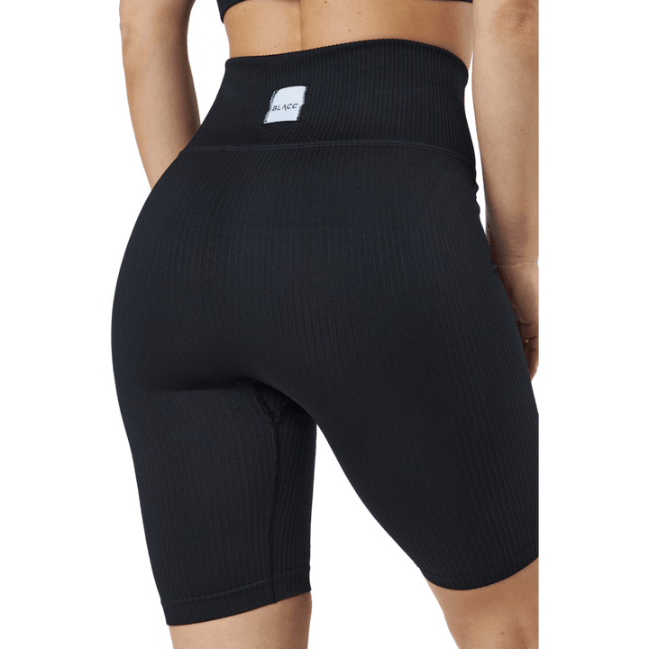 Rib Seamless Bikers Black