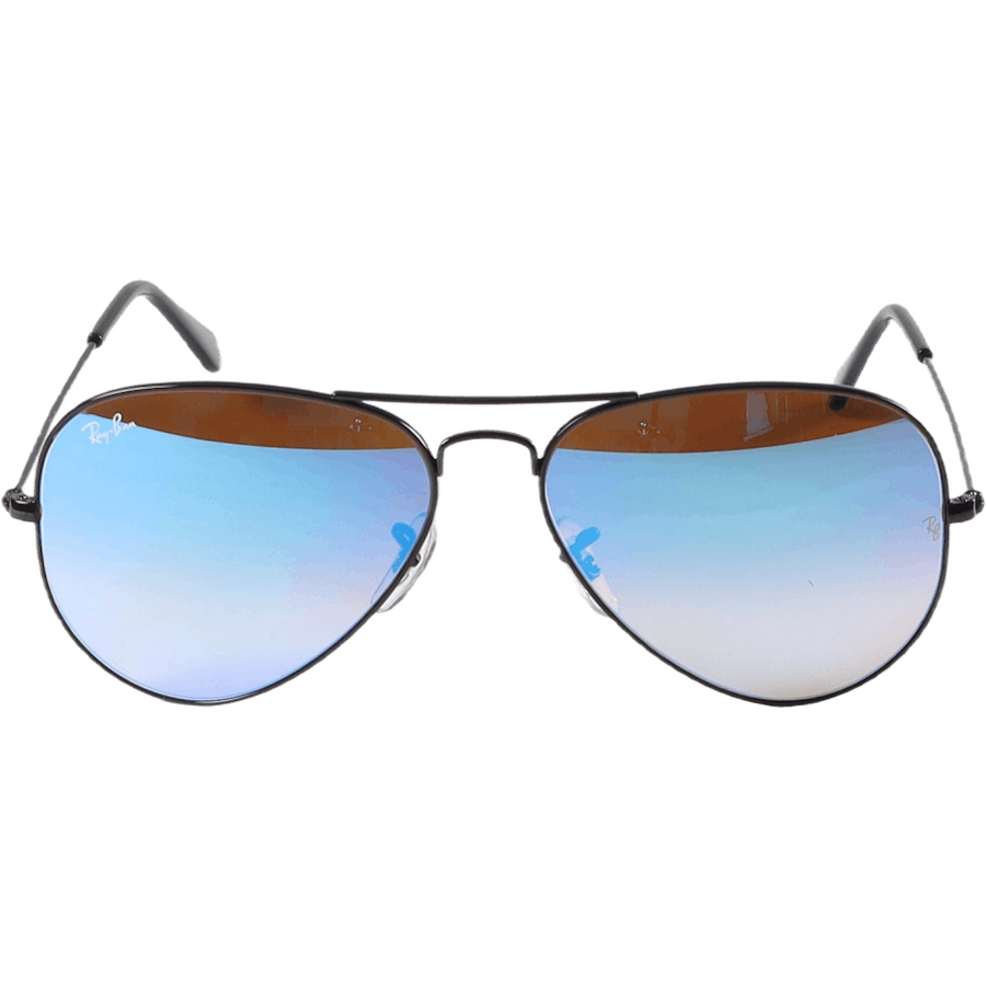 Aviator Large Metall Schwarz 002/4o 58