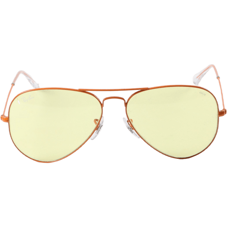 Aviator Large Metal Metal Orange 9220t4/58