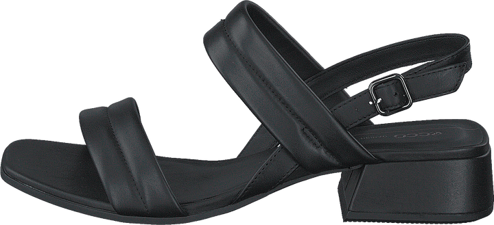 Ecco Elevate Squared Sandal Noir